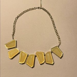 Beige statement necklace